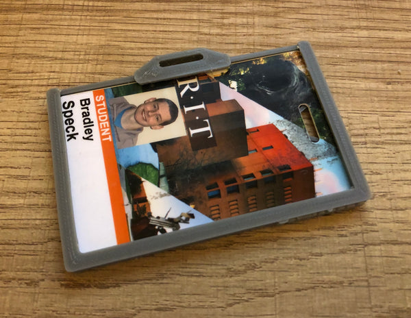 3D Printed Horizontal ID or Badge Holder