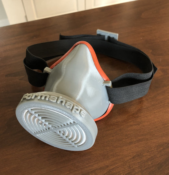 3D Printed Respirator Mask and Face Shield (5% off at checkout)